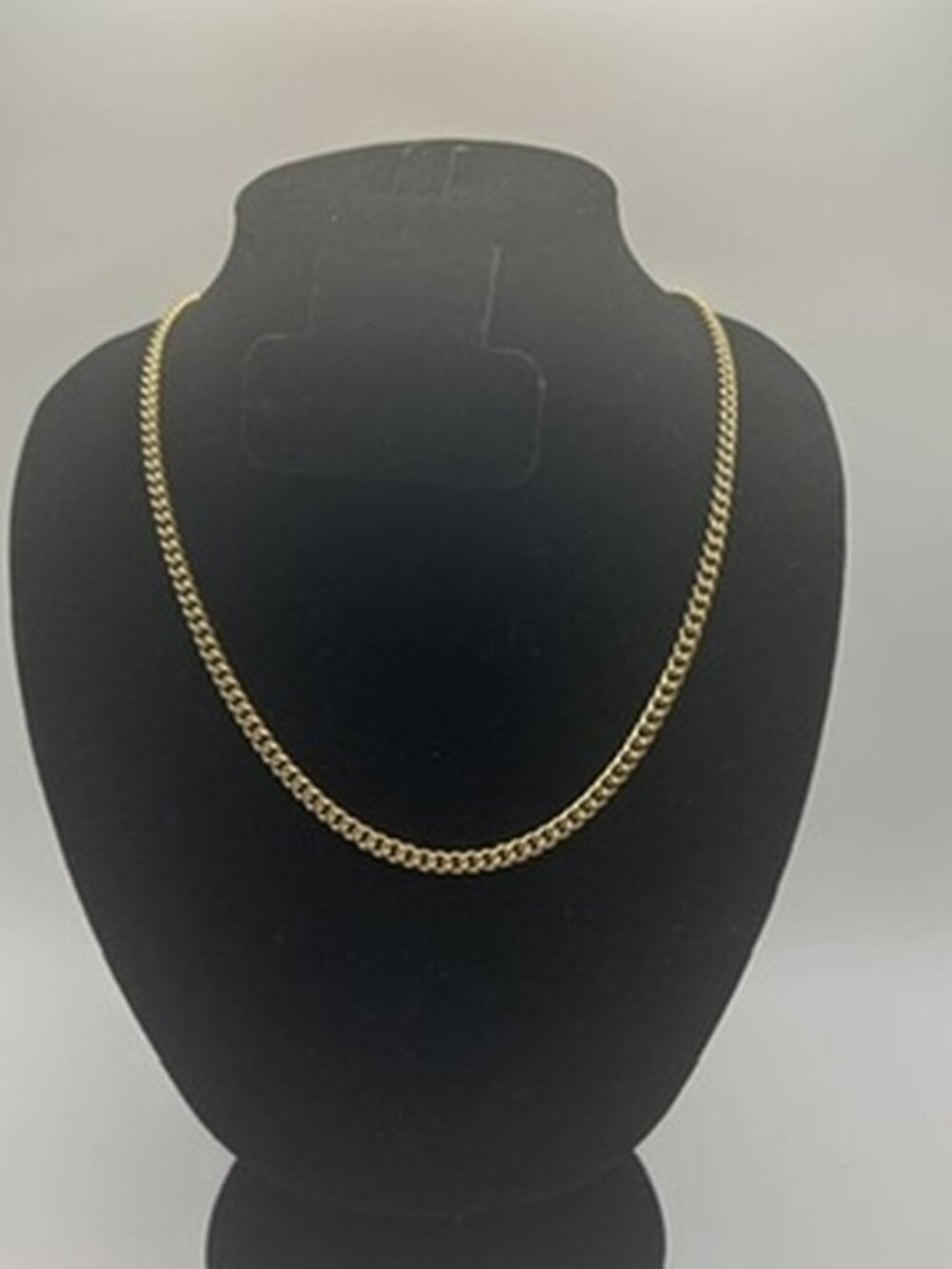 4mm Real Gold Cuban Chain Stainless Steel Plated Waterproof Durable 22 Inch